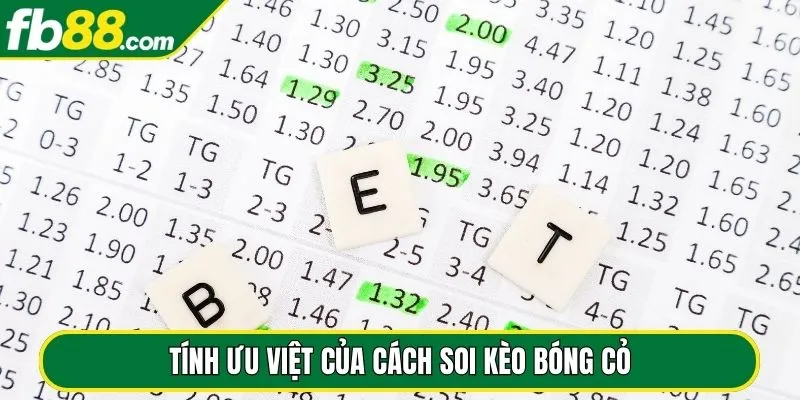 Tính ưu việt của cách soi kèo bóng cỏ